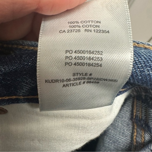 Aritzia Denim Forum The Pin-Up Super High Straight Size 26 - Picture 13 of 13